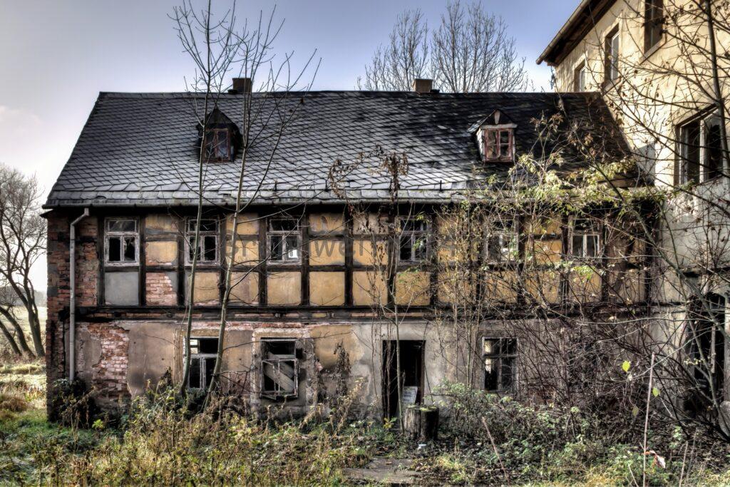 altes Fachwerkhaus in Hermsdorf / Sachsen