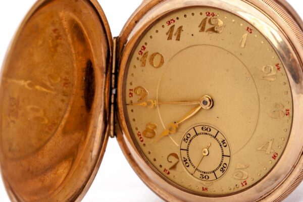 Taschenuhr Favor 1935 von Schätzle & Tschudin in Pforzheim / Deutschland