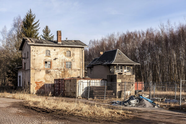 Alter Bahnhof Oelsnitz / Erzgebirge