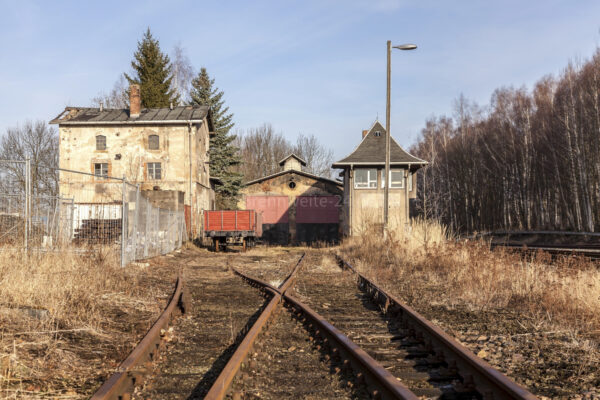 Alter Bahnhof Oelsnitz / Erzgebirge