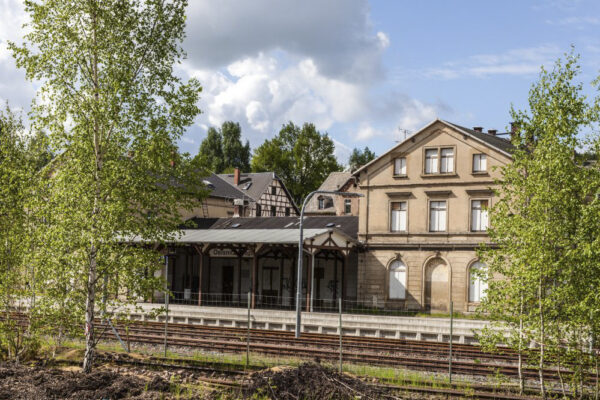 Alter Bahnhof Oelsnitz / Erzgebirge