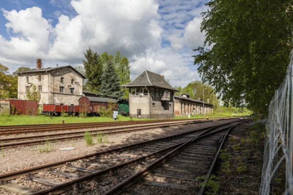 Alter Bahnhof Oelsnitz / Erzgebirge