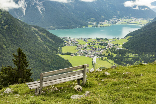 Blick vom Feilkopf auf den Achensee Oesterreich